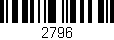 Código de barras (EAN, GTIN, SKU, ISBN): '2796'