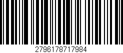 Código de barras (EAN, GTIN, SKU, ISBN): '2796178717984'