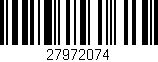 Código de barras (EAN, GTIN, SKU, ISBN): '27972074'