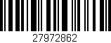 Código de barras (EAN, GTIN, SKU, ISBN): '27972862'