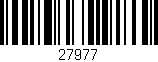 Código de barras (EAN, GTIN, SKU, ISBN): '27977'