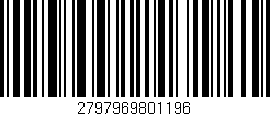 Código de barras (EAN, GTIN, SKU, ISBN): '2797969801196'