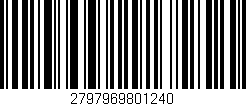 Código de barras (EAN, GTIN, SKU, ISBN): '2797969801240'