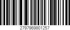 Código de barras (EAN, GTIN, SKU, ISBN): '2797969801257'
