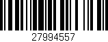 Código de barras (EAN, GTIN, SKU, ISBN): '27994557'