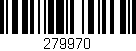 Código de barras (EAN, GTIN, SKU, ISBN): '279970'