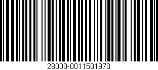 Código de barras (EAN, GTIN, SKU, ISBN): '28000-0011501970'