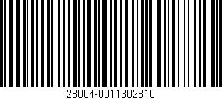 Código de barras (EAN, GTIN, SKU, ISBN): '28004-0011302810'