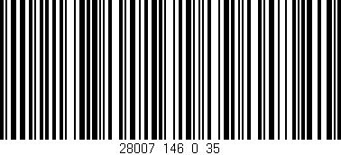 Código de barras (EAN, GTIN, SKU, ISBN): '28007_146_0_35'