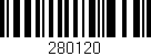 Código de barras (EAN, GTIN, SKU, ISBN): '280120'