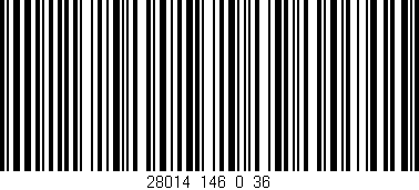Código de barras (EAN, GTIN, SKU, ISBN): '28014_146_0_36'