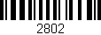 Código de barras (EAN, GTIN, SKU, ISBN): '2802'