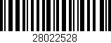 Código de barras (EAN, GTIN, SKU, ISBN): '28022528'
