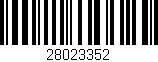 Código de barras (EAN, GTIN, SKU, ISBN): '28023352'