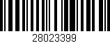 Código de barras (EAN, GTIN, SKU, ISBN): '28023399'