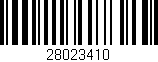 Código de barras (EAN, GTIN, SKU, ISBN): '28023410'