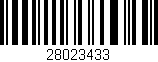 Código de barras (EAN, GTIN, SKU, ISBN): '28023433'