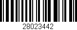 Código de barras (EAN, GTIN, SKU, ISBN): '28023442'