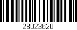 Código de barras (EAN, GTIN, SKU, ISBN): '28023620'
