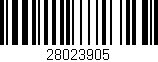 Código de barras (EAN, GTIN, SKU, ISBN): '28023905'