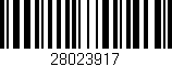 Código de barras (EAN, GTIN, SKU, ISBN): '28023917'