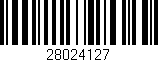 Código de barras (EAN, GTIN, SKU, ISBN): '28024127'