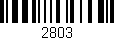 Código de barras (EAN, GTIN, SKU, ISBN): '2803'