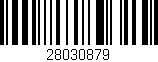 Código de barras (EAN, GTIN, SKU, ISBN): '28030879'
