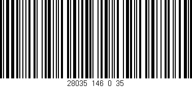 Código de barras (EAN, GTIN, SKU, ISBN): '28035_146_0_35'
