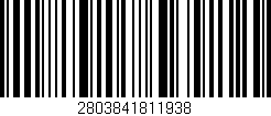 Código de barras (EAN, GTIN, SKU, ISBN): '2803841811938'
