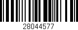 Código de barras (EAN, GTIN, SKU, ISBN): '28044577'