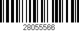 Código de barras (EAN, GTIN, SKU, ISBN): '28055566'