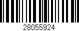 Código de barras (EAN, GTIN, SKU, ISBN): '28055924'