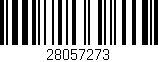 Código de barras (EAN, GTIN, SKU, ISBN): '28057273'