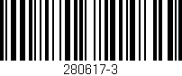 Código de barras (EAN, GTIN, SKU, ISBN): '280617-3'
