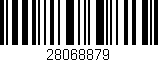 Código de barras (EAN, GTIN, SKU, ISBN): '28068879'