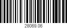 Código de barras (EAN, GTIN, SKU, ISBN): '28069.06'