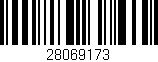 Código de barras (EAN, GTIN, SKU, ISBN): '28069173'