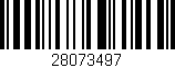 Código de barras (EAN, GTIN, SKU, ISBN): '28073497'
