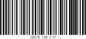 Código de barras (EAN, GTIN, SKU, ISBN): '28076_146_0_P'