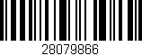 Código de barras (EAN, GTIN, SKU, ISBN): '28079866'