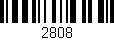 Código de barras (EAN, GTIN, SKU, ISBN): '2808'