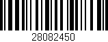 Código de barras (EAN, GTIN, SKU, ISBN): '28082450'
