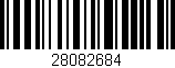 Código de barras (EAN, GTIN, SKU, ISBN): '28082684'