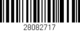 Código de barras (EAN, GTIN, SKU, ISBN): '28082717'