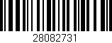 Código de barras (EAN, GTIN, SKU, ISBN): '28082731'