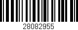 Código de barras (EAN, GTIN, SKU, ISBN): '28082955'