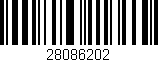Código de barras (EAN, GTIN, SKU, ISBN): '28086202'