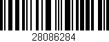 Código de barras (EAN, GTIN, SKU, ISBN): '28086284'