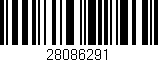 Código de barras (EAN, GTIN, SKU, ISBN): '28086291'